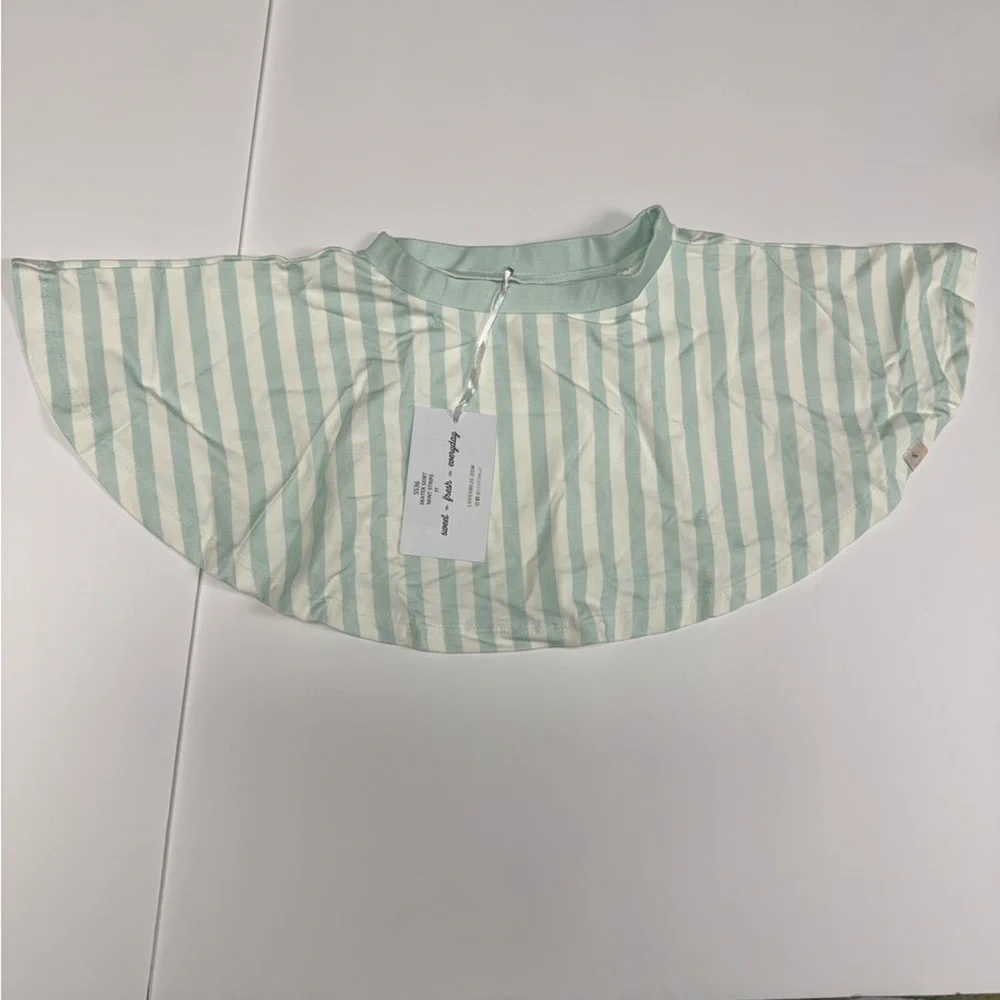 OMI JO Skater Skirt Mint Stripe Green and Ivory SS36 Girls 3T NWT New with tags